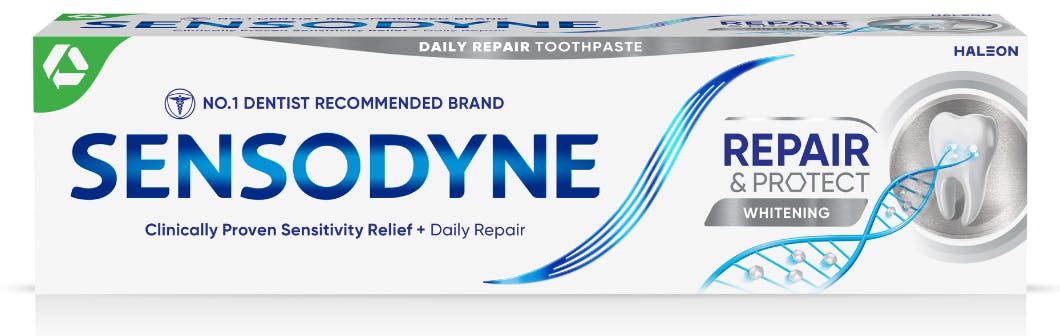 Sensodyne Repair and Protect toothpaste in Whitening