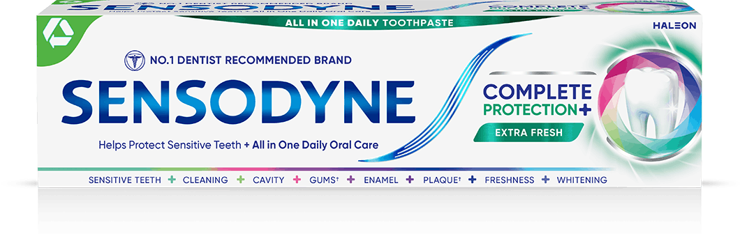 Sensodyne Complete Protection toothpaste in Extra Fresh