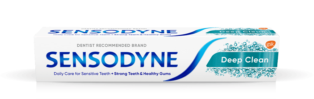 Sensodyne toothpaste in Deep Clean