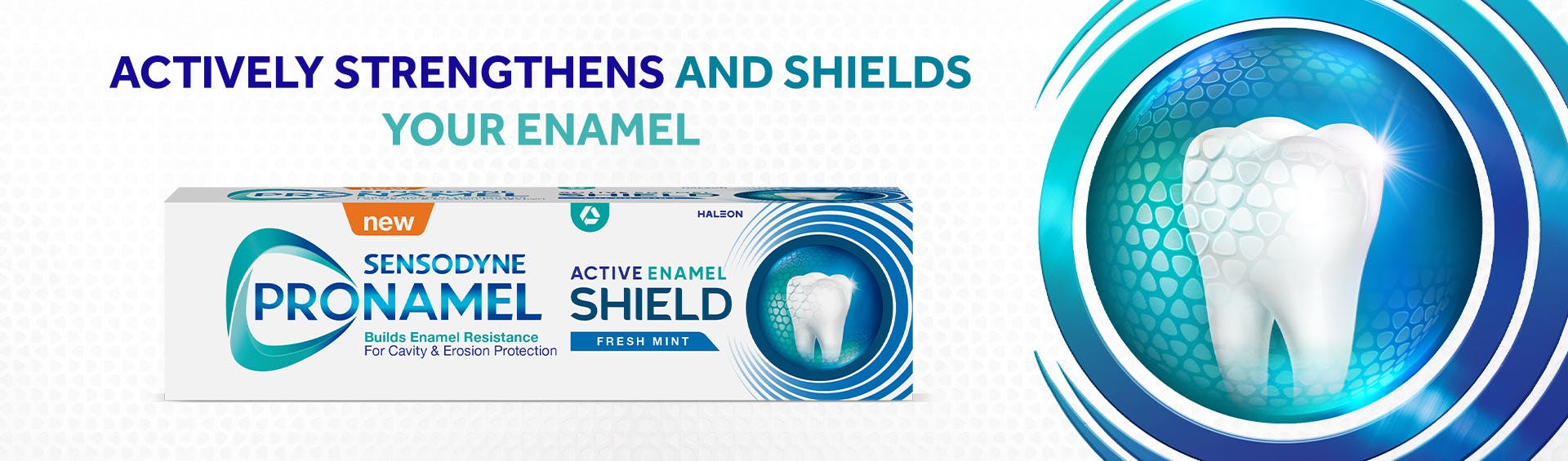 Pronamel active enamel shield fresh mint banner