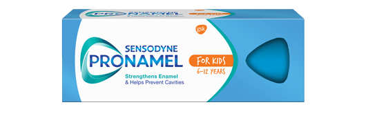 Box of Sensodyne Pronamel Toothpaste for children