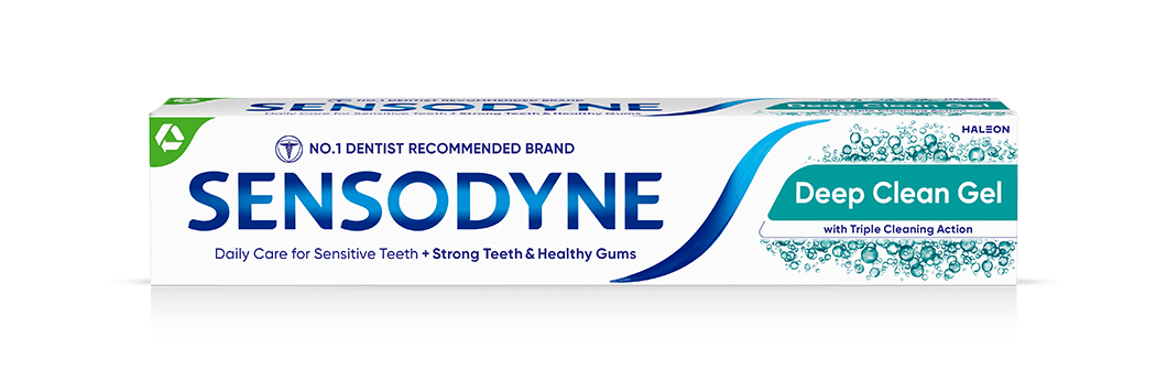 Sensodyne toothpaste in Deep Clean