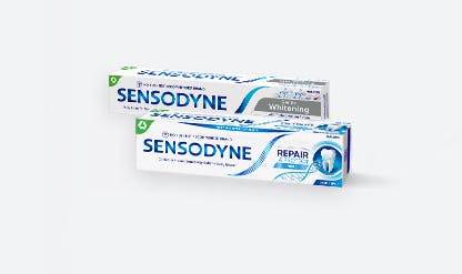 Sensodyne products that help protect against tooth sensitivity