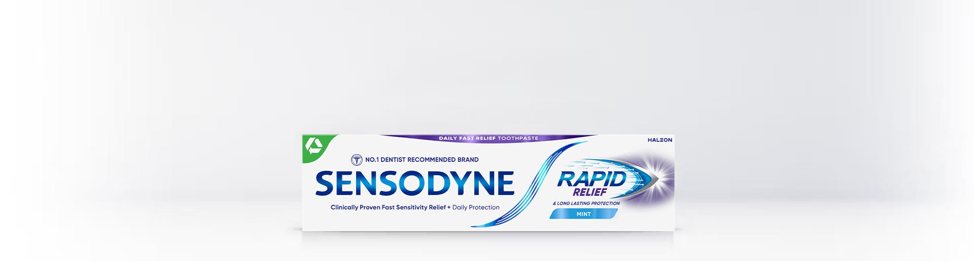 Sensodyne Rapid Relief campaign banner