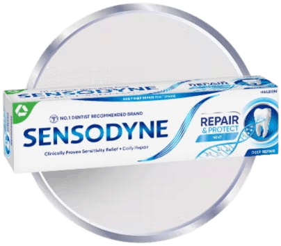 Sensodyne Repair and Protect toothpaste icon