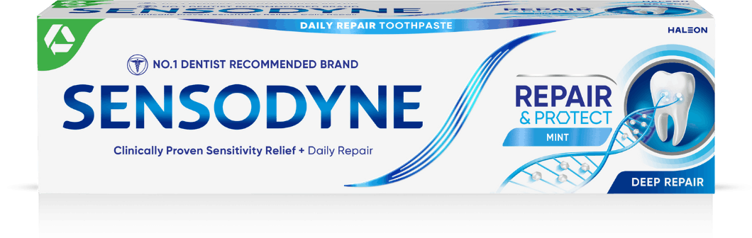 Sensodyne Repair and Protect toothpaste header