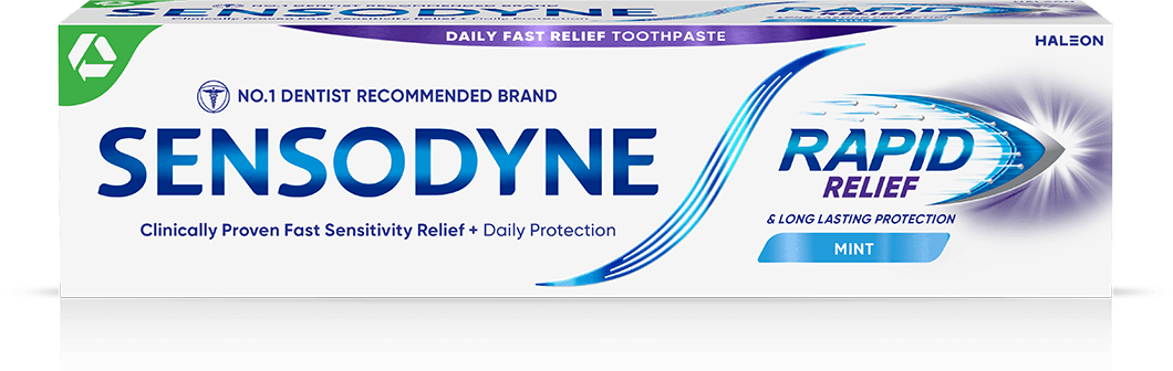 Sensodyne Rapid Relief toothpaste header