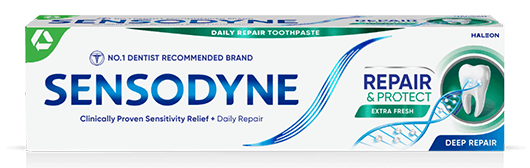 Sensodyne Repair and Protect toothpaste in Extra Fresh