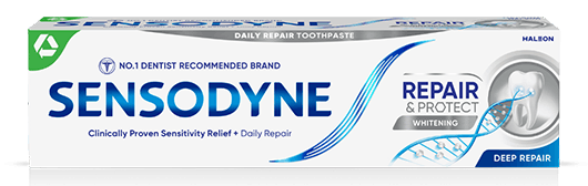 Sensodyne Repair and Protect toothpaste in Whitening