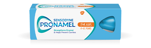 Box of Sensodyne Pronamel Toothpaste for children