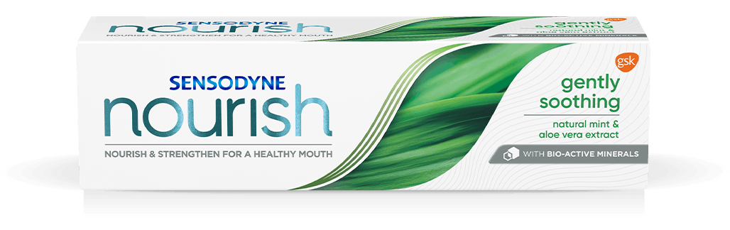 Sensodyne Nourish Gently Soothing Toothpaste Pack Shot