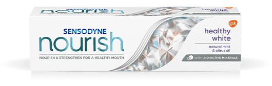 Sensodyne Nourish Healthy White toothpaste Packshot