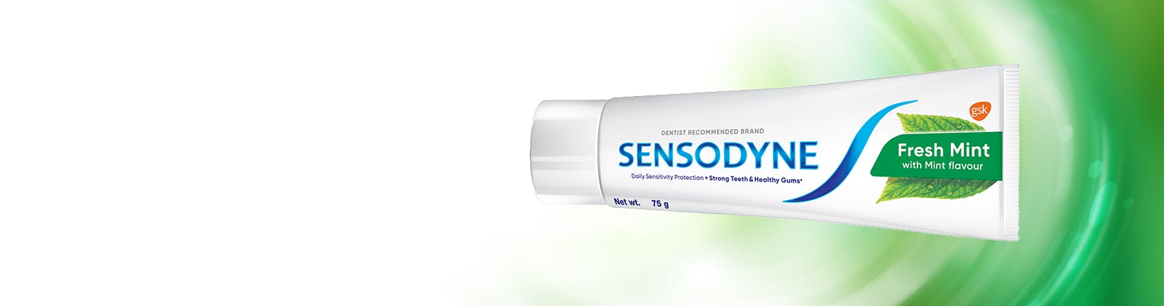 Sensitivity relief with a fresh breath feeling imagery