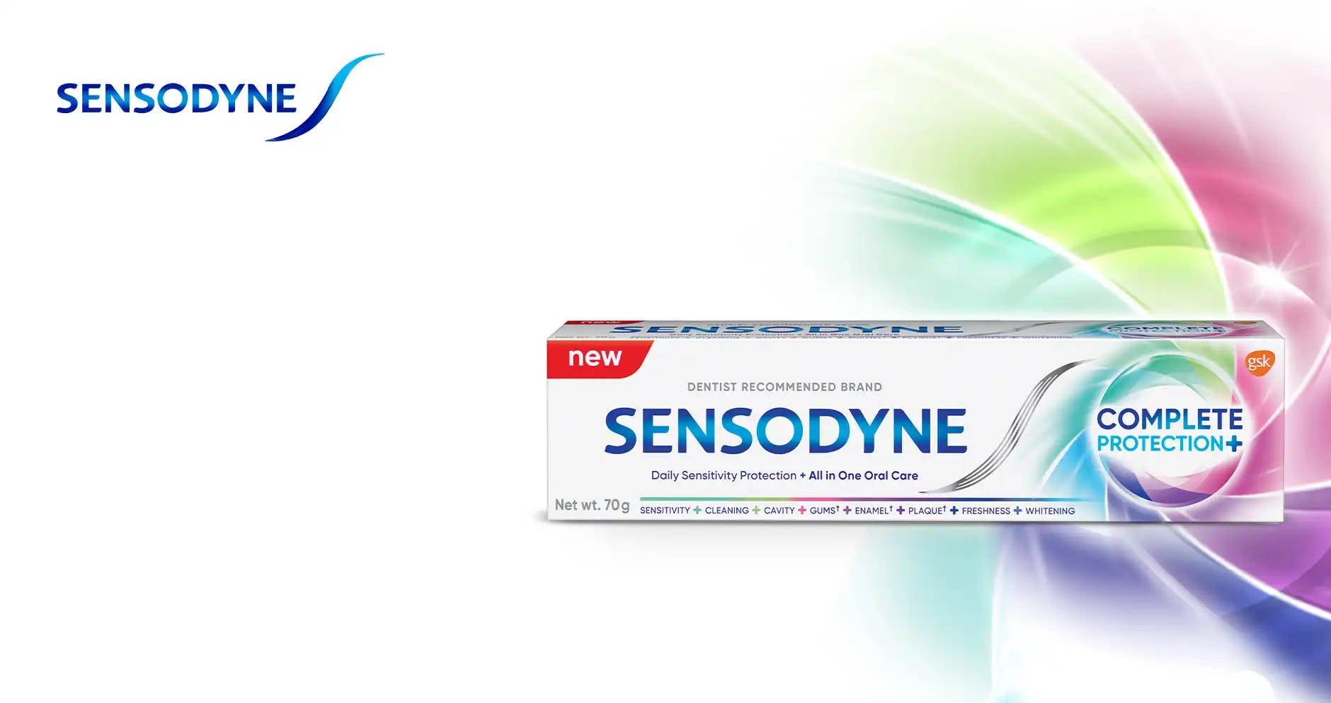 Deep clean sensitive teeth with Sensodyne