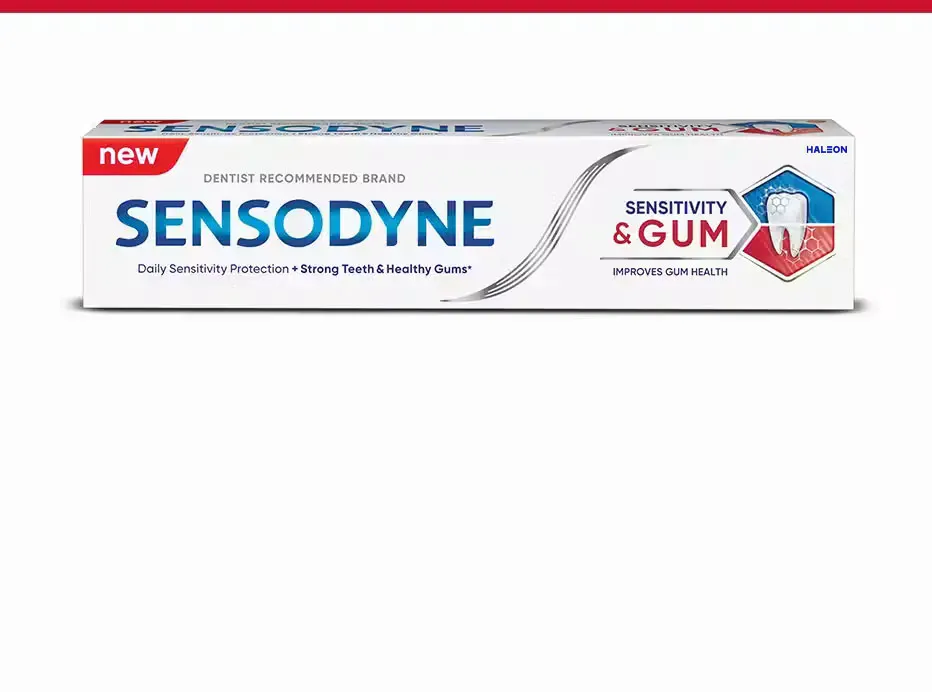 Sensodyne sensitivity relief toothpaste box