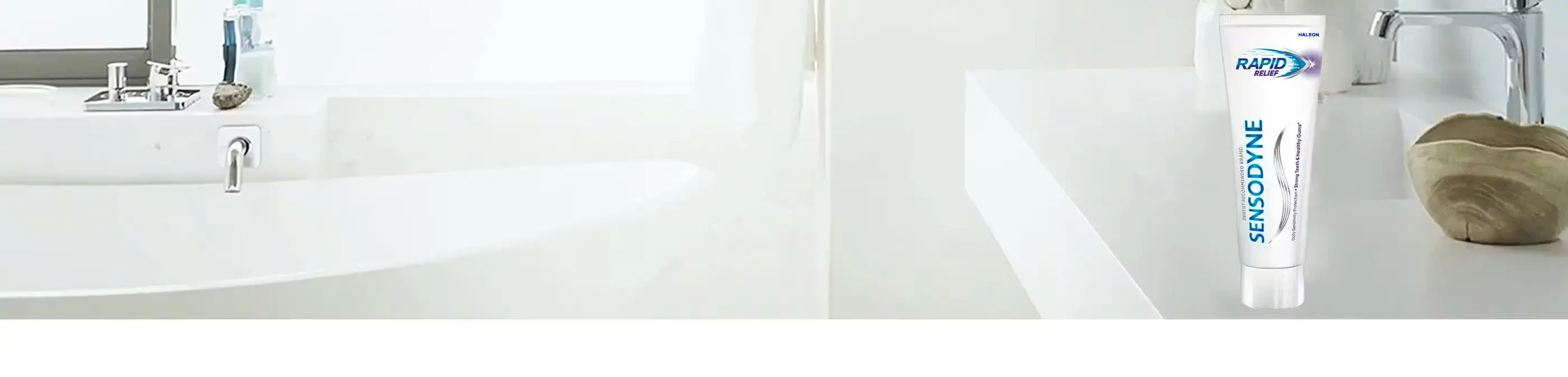 Sensodyne products can help with tooth sensitivity caused by acid erosion and gum recession