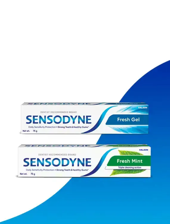 Explore Sensodyne toothpastes