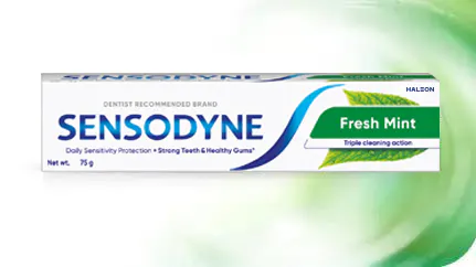 Sensodyne Fresh Mint toothpaste pack