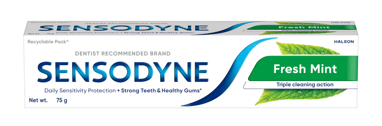 Sensodyne toothpaste in Fresh Mint