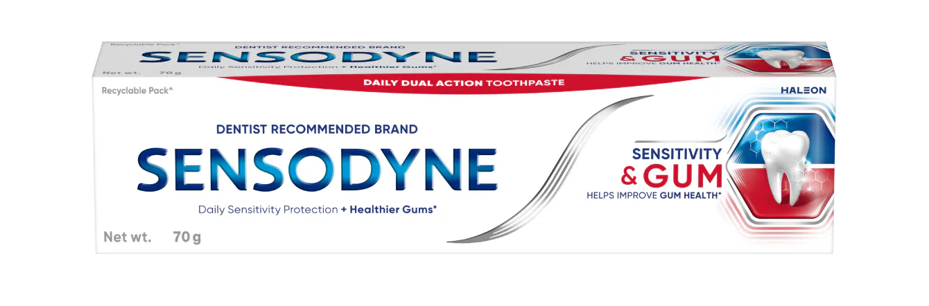 Sensodyne Repair and Protect toothpaste in Whitening
