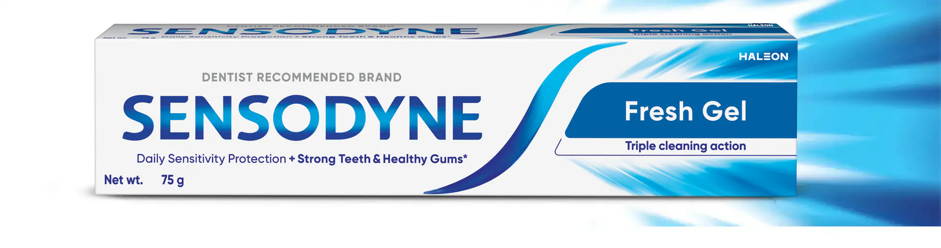 Sensitivity relief with long lasting fresh breath feeling imagery