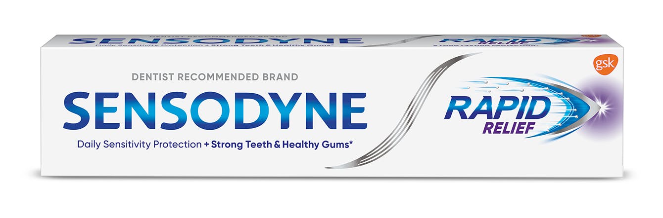 Sensodyne Rapid Relief toothpaste header