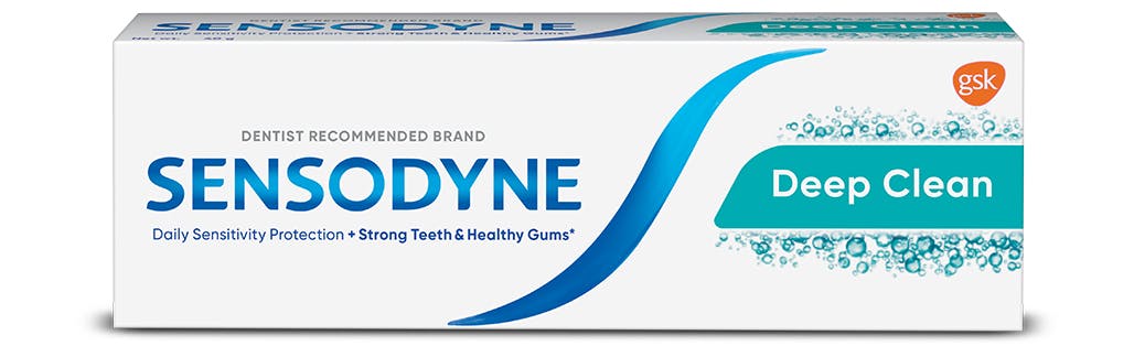 Sensodyne toothpaste in Deep Clean
