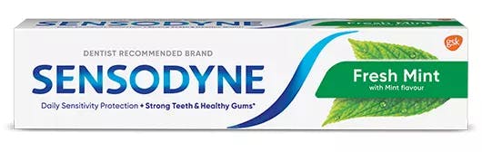 Sensodyne toothpaste in Fresh Mint