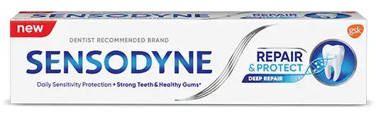 Sensodyne Repair and Protect toothpaste in Whitening