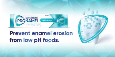 Sensodyne Pronamel - helps rebuild enamel weakened from acid erosion
