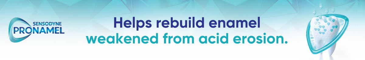 Sensodyne Pronamel - helps rebuild enamel weakened from acid erosion Sensodyne Pronamel - helps rebuild enamel weakened from acid erosion