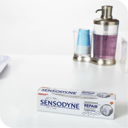 Pack of Sensodyne Repair & Protect Whitening toothpaste