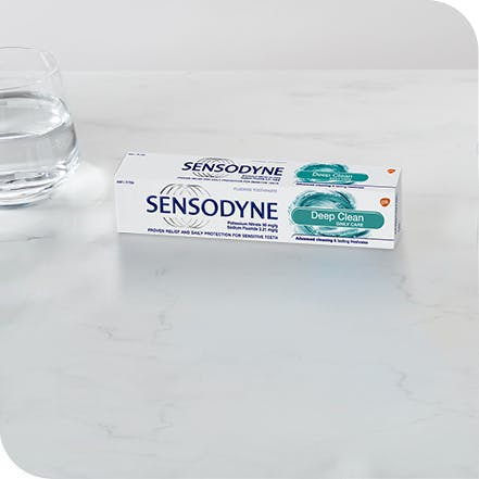 Treating tooth sensitivity with Sensodyne toothpastes
