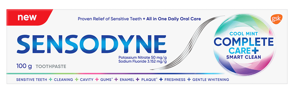 Sensodyne Nourish mode of action on a tooth