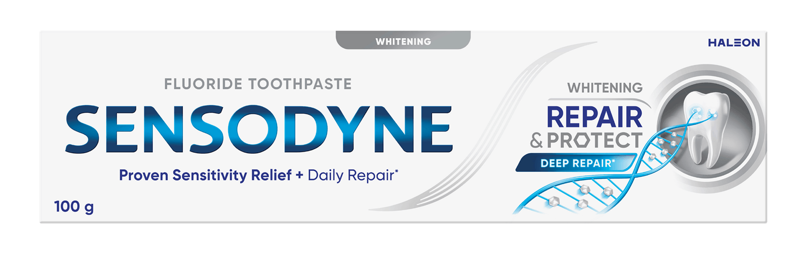 Sensodyne Rapair and Protect in Whitening toothpaste