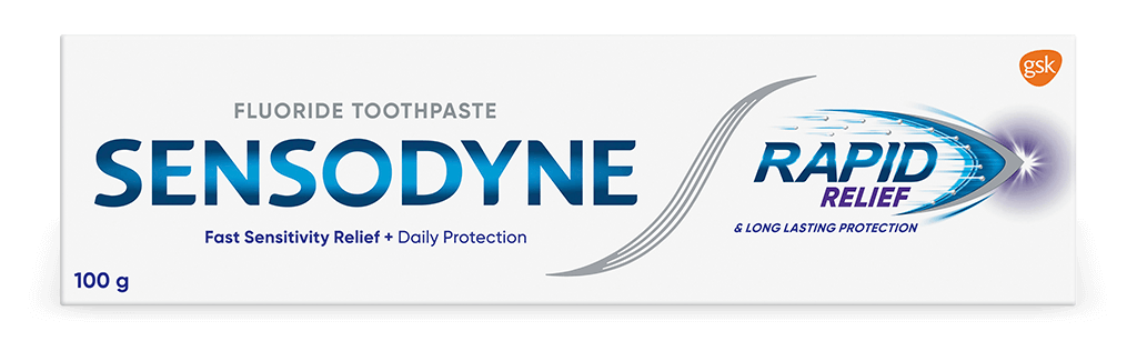 Sensodyne Rapid Relief toothpaste header