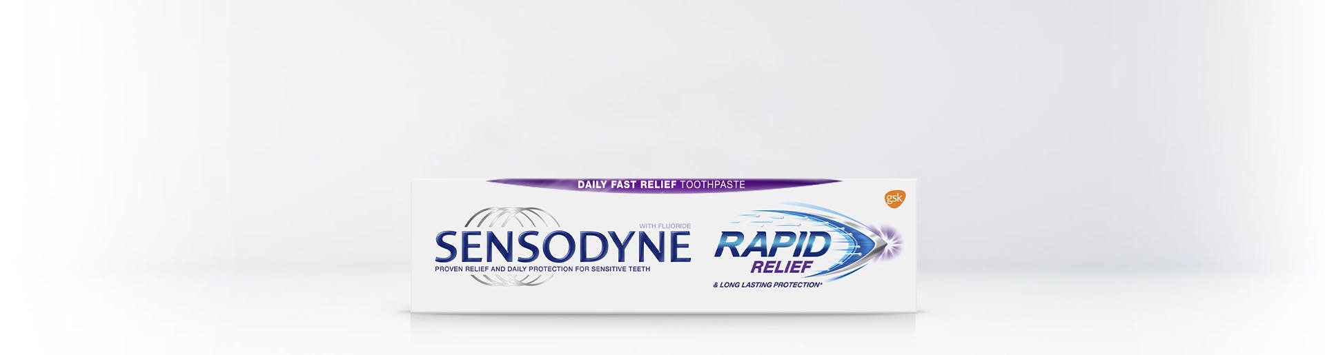 Sensodyne Rapid Relief campaign banner