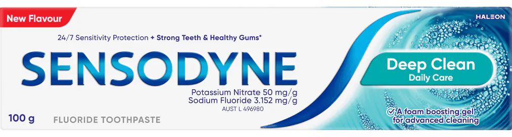 Sensodyne toothpaste in Deep Clean