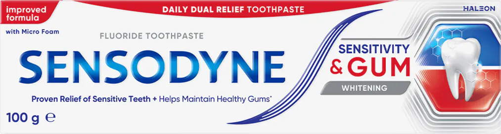 Sensodyne Sensitivity & Gum Toothpaste Whitening 100g