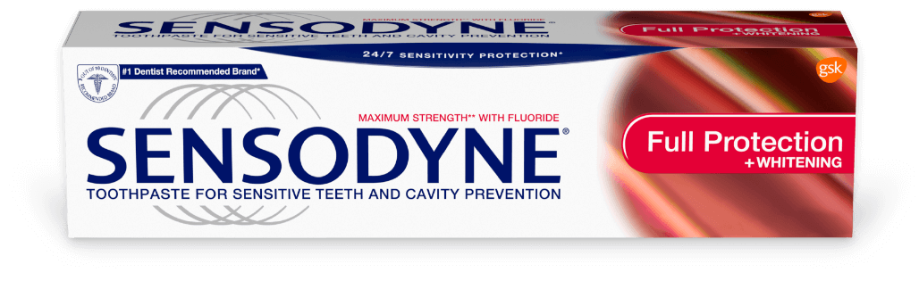 Sensodyne Full Protection with Whitening toothpaste