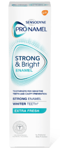 Sensodyne Pronamel Strong and Bright toothpaste in Extra Fresh