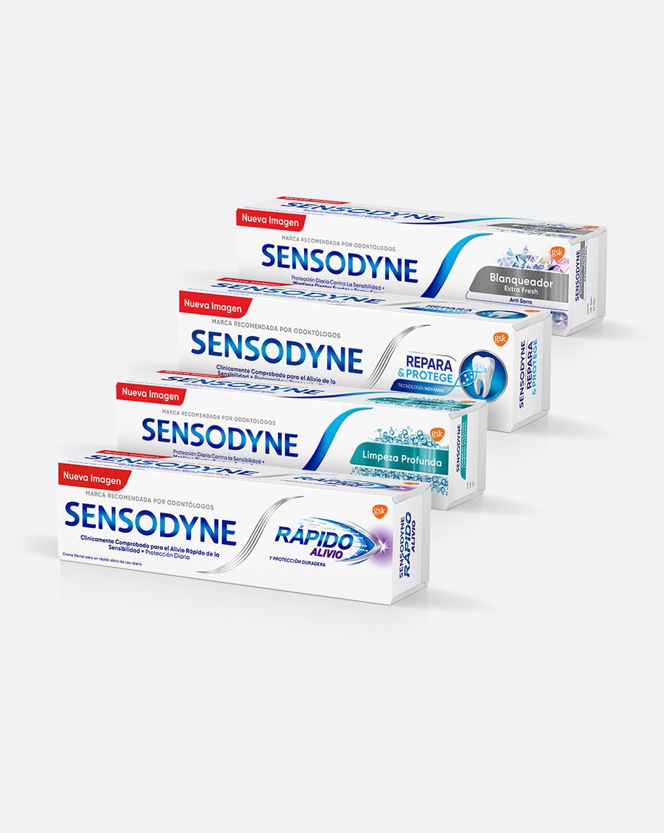Explorá las cremas dentales Sensodyne