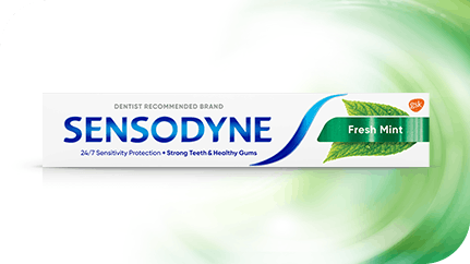 Sensodyne Fresh Mint toothpaste pack