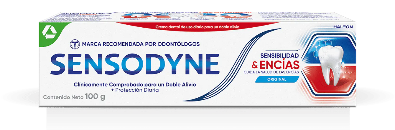 Cabezal con crema dental Sensibilidad y encias