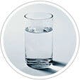 Glass of water