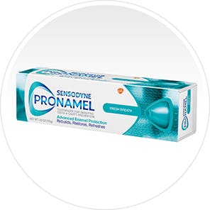 Sensodyne Pronamel toothpaste pack