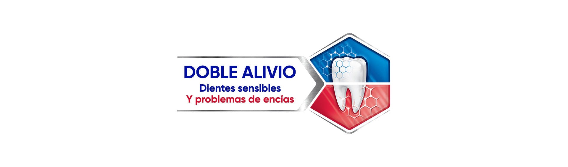 Imagen de doble alivio para dientes sensibles