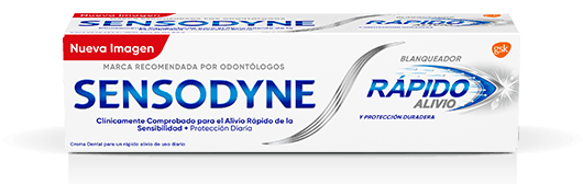 crema dental Sensodyne Rápido Alivio Blanqueador