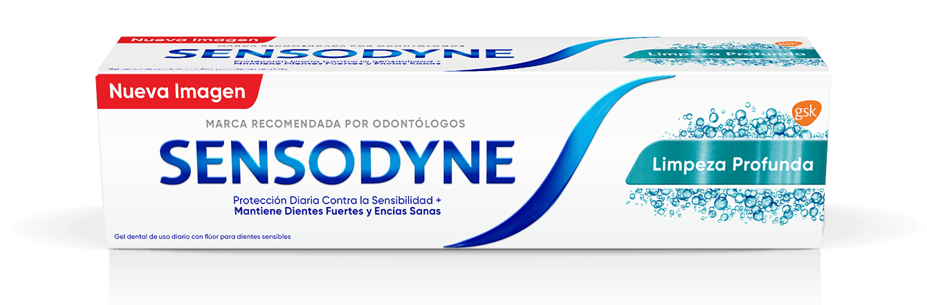 Cabezal con crema dental Sensodyne Limpieza Profunda