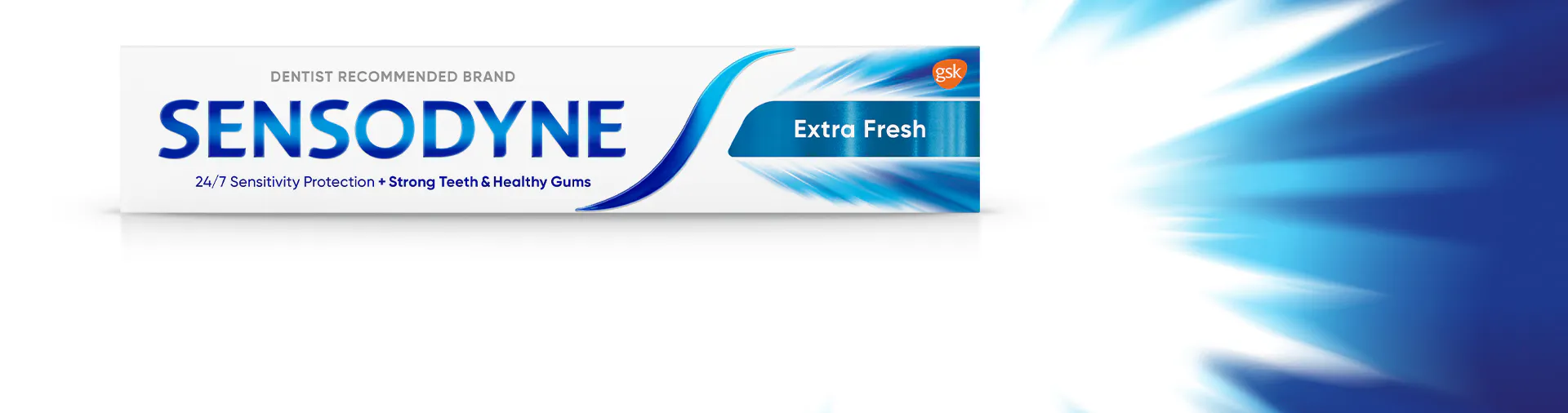 Sensitivity relief with long lasting fresh breath feeling imagery